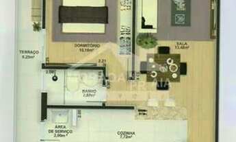 Imagem 3: Apartamento frente ao mar, 1 dormitório, sacada gourmet, lazer, só na imobiliária em Praia