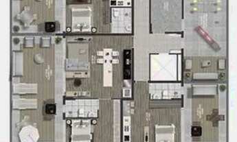 Imagem 2: APARTAMENTO com 1 dormitório à venda por R$ 412.997,18 no bairro Bigorrilho - CURITIBA / P