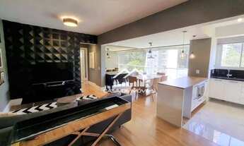 Imagem 6: Vende ou aluga apartamento mobiliado com 77m², 2 suítes e varanda gourmet no Panamby