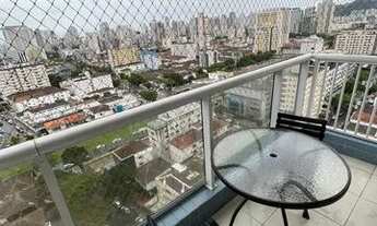 Imagem 7: Apartamento alto padrão mobiliado 1 dormitório com lazer completo Boqueirão Santos