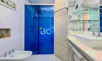 Imagem 7: BC Imóveis aluga excelente apartamento mobiliado completo, com 3 dormitórios e churrasquei