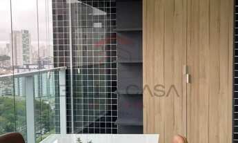 Imagem 5: Flat em frente ao Shopping Anália Franco, 55 m2, 01 quarto, ar condicionado, varanda e 02