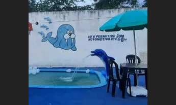 Imagem 2: Vendo espaço para eventos completo com mesas e cadeiras churrasqueira comgelador