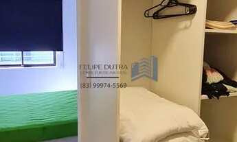 Imagem 3: Excelente Apartamento Mobiliado em Intermares 1 Quarto sendo Suíte Reversível, Elevador e