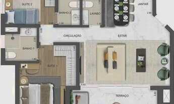 Imagem 7: Lindo projeto Clube a 15min do Metrô Carrão, com plantas de 105 e 140m² com 2 Vagas e com