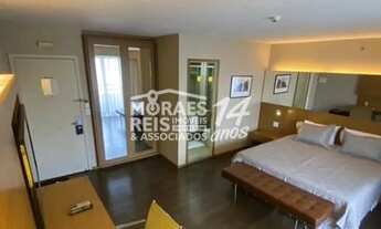 Imagem 2: O apartamento é inteiro mobiliado, 33m2 com tudo que existe de mais moderno e aconchegante