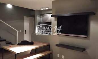 Imagem 4: Apartamento Duplex à venda e locação no Brooklin, com 89m2, equipado e mobiliado, 01 dormi