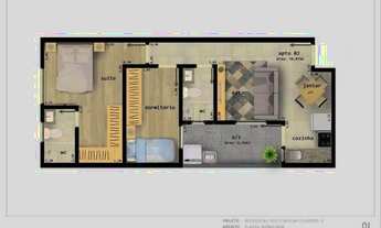 Imagem 7: Cobertura com 2 dormitórios à venda, 100 m² por R$ 560.000,00 - Vila Curuçá - Santo André