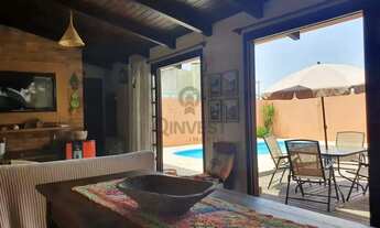 Imagem 7: Casa a venda com 03 Quartos de laje inclinada - averbada - com área gourmet e piscina!