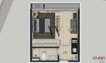 Imagem 5: Apartamento à venda no bairro Pinheiros - São José do Rio Preto/SP