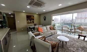 Imagem 5: Apto à venda com 157 m² VARANDA GOURMET com 3 suítes, VARANDA EM "L"! 2 vagas em