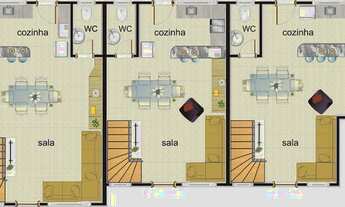 Imagem 3: Casa para Venda em Palhoça, Bela Vista, 2 dormitórios, 1 suíte, 3 banheiros, 1 vaga