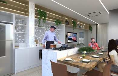 Imagem 7: Lançamento de Apartamento - Residencial - Wonder Cidade Jardim - Av. Andrômeda - 66m² - 2