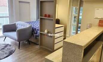 Imagem 2: Apartamento com 1 dormitório MOBILIADO para alugar, 31 m² por R$ 3.500/mês - Brooklin Paul