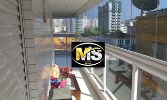 Imagem 2: Apartamento com 2 dormitórios para alugar, 98 m² por R$ 3.000,00/mês - Tupi - Praia Grande