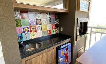 Imagem 6: Apartamento 155,60 M² - 3 Suítes - Terraço c/ churrasqueira 3 Vagas Cobertas Demarcadas- C