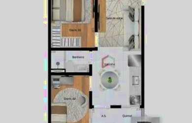 Imagem 5: Apartamento com 2 quartos - 33 m2 à venda por R$275.000