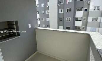 Imagem 3: Apartamento para Venda em Palhoça, Pedra Branca, 2 dormitórios, 1 suíte, 2 banheiros, 1 va