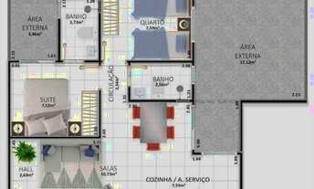 Imagem 7: Apartamento com 2 dormitórios à venda, 70 m² por R$ 255.900,00 - Laranjeiras - Uberlândia