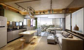 Imagem 3: Apartamento Stúdio à venda de 38m² com 1 dormitório, 1 sala e vaga de garagem no Bairro d