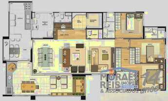Imagem 4: Apartamento garden mobiliado 3 quartos (2 suítes), 4 vagas, 201.5m2, à venda e para locaçã