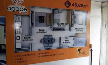 Imagem 2: Alugo apartamento no Ágape Norte 800reais no térreo