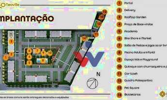 Imagem 5: Apartamento 2 quartos 1 suite 1 vaga no Neoville