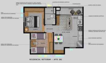 Imagem 3: Residencial Rotterdam: Conquiste seu apartamento dos sonhos com lazer completo e localizaç