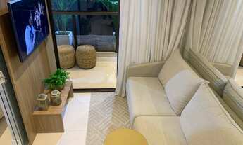 Imagem: Quarto e sala com varanda gourmet, no melhor