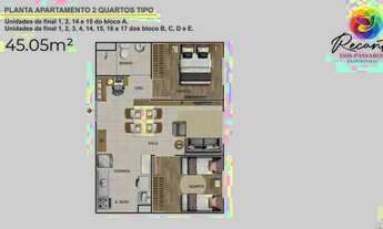Imagem 13: RY- Apartamento 2 Quartos com Lazer Completo - Sinal R$1.000,00