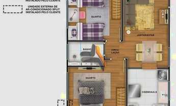 Imagem 7: Apartamento com 2 dormitórios, 40 m² - venda por R$ 200.000,00 ou aluguel por R$ 1.300,00