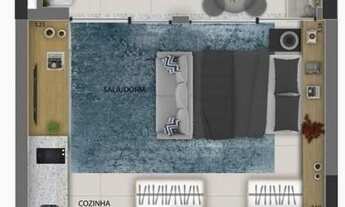 Imagem 7: Studio com 1 dormitório à venda, 37 m² por R$ 270.000,00 - Presidente Altino - Osasco/SP