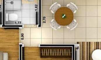 Imagem 2: Apartamento com 2 dormitórios para alugar, 73 m² por R$ 4.550,00/mês - Parque Campolim - S