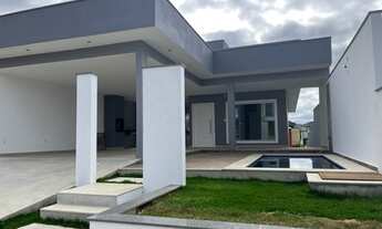 Imagem 2: CASA LINEAR NOVA, ACABOU DE SER CONSTRUÍDA, NO VALE DOS CRISTAIS