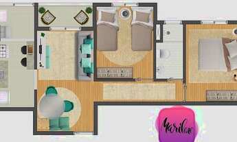 Imagem 3: Apartamento pronto para morar 2 quartos em Vila Nogueira - Diadema - SP