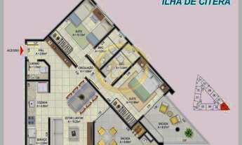 Imagem 2: Apartamento 02 dormitórios, suíte, sacada com churrasqueira, vaga de garagem coberta e hob