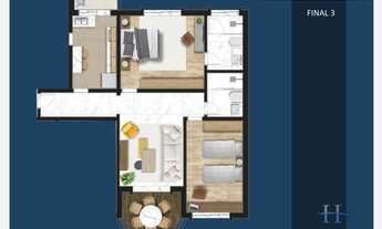 Imagem 7: Apartamento, 80 m² - venda por R$ 590.000,00 ou aluguel por R$ 4.466,67/mês - Bela Vista