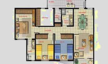 Imagem: Desocupado - Plaza das Águas - 3 qtos