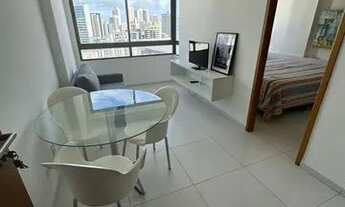 Imagem 2: Alugo apartamento totalmente mobiliado com 1 quarto em Boa Viagem Recife-PE