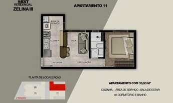 Imagem 6: Apartamento à venda, 1 quarto, Parque da Vila Prudente - São Paulo/SP