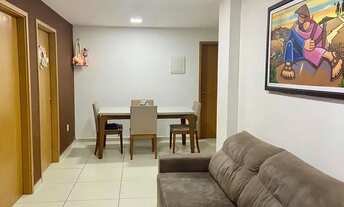 Imagem 2: Apartamento para alugar todo mobiliado com 2 quartos e área de lazer privativa