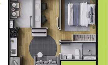 Imagem 2: LANÇAMENTO PIN MOOCA - STUDIO 30M² -1 DORM+OFFICE-GÁS ENCANADO-SACADA LAZER COMPLETO-LOCAL