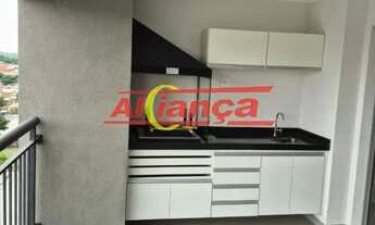 Imagem 3: Studio 40m², com varanda gourmet à locação no Centro - Guarulhos SP