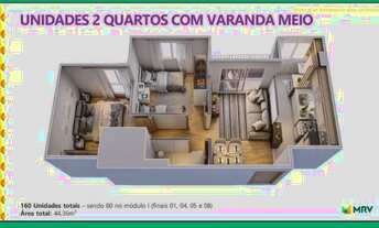 Imagem 7: Apartamento 2/4 com vaga de garagem na PARALELA