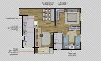 Imagem: Apartamento à venda, 50 m² por R$ 380.000,00