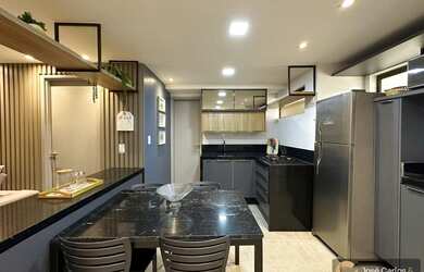 Imagem 2: Apartamento NOVO com 1 quarto, MOBILIADO e com VISTA MAR no Bairro de Intermares