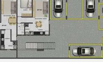 Imagem 2: Cobertura duplex Nova 2 quartos no Bessa - João Pessoa - PB