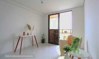 Imagem 5: AP1068) Apartamento com 60m², 2 quartos/suíte, andar alto vista mar, 2 vagas-Cabo Branco