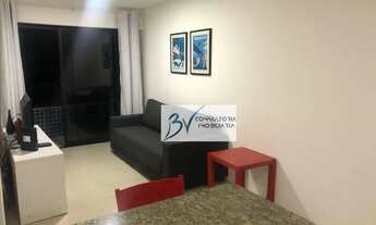 Imagem 4: Apartamento 55 metros, 02 quartos, mobiliado, andar alto, nascente, prédio, vista mar, 50