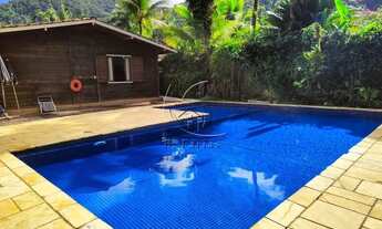 Imagem: Casa Rustica com 3 quartos e piscina área